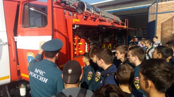 День открытых дверей в пожарно-спасательной части № 3 г. Городовиковска